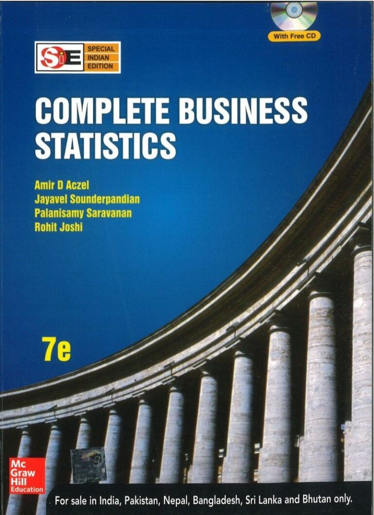 Complete Business Statistics