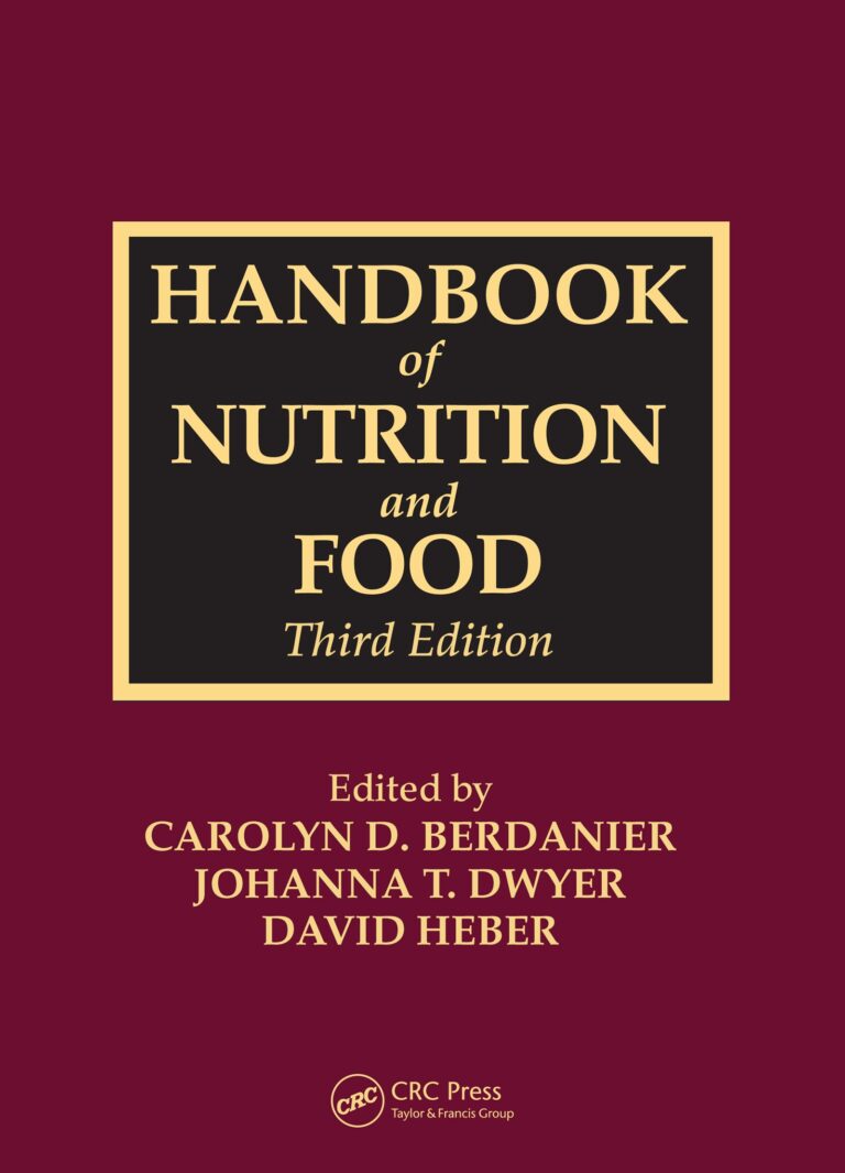 Handbook of Nutrition and food