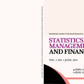 Statistics Management And Finance