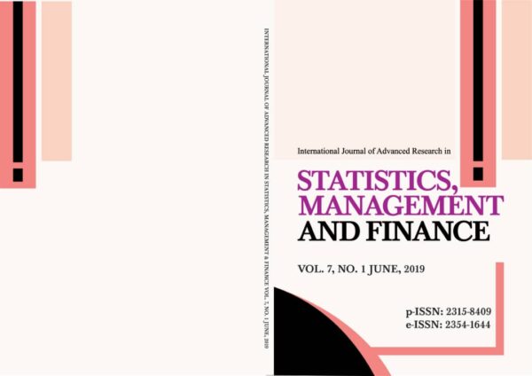 Statistics Management And Finance