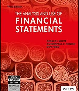 The Analysis And Use Of Financial Statements