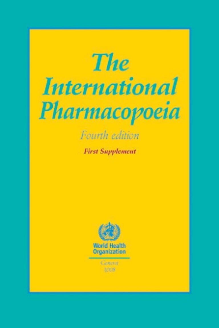 The International Pharmacopoeia