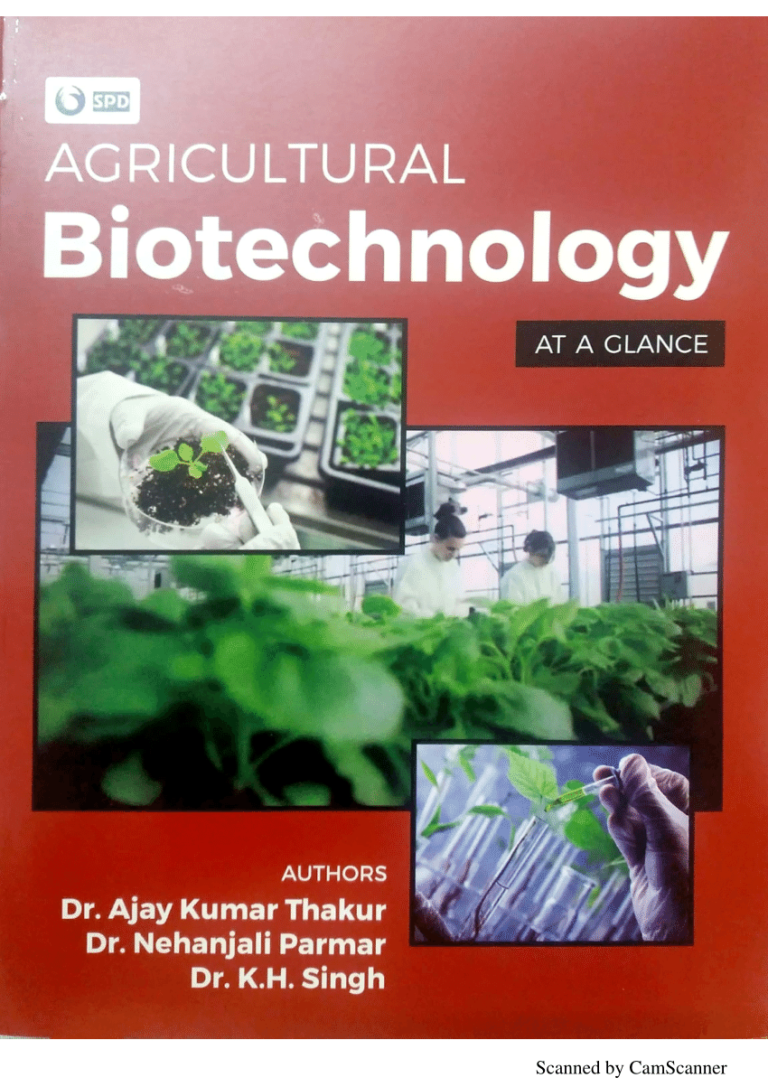 Agricultural Biotechnology