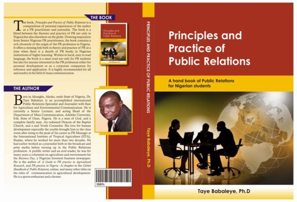 Principles And Practice Of Public Relations