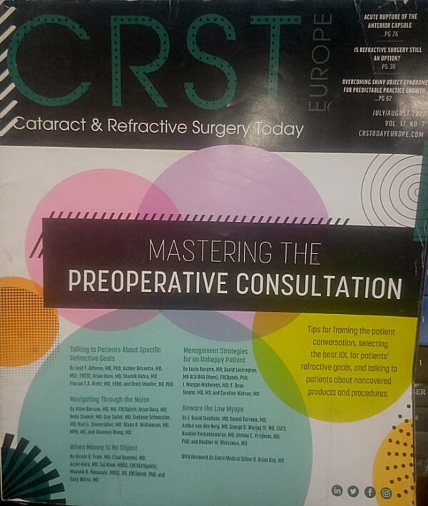 CATARACT AND REFRACTIVE SURGERY TODA