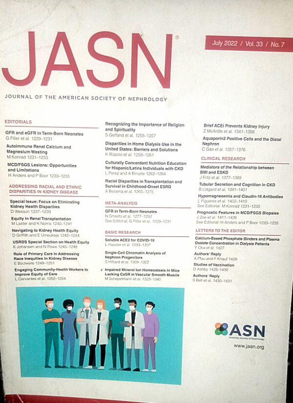 JOURNAL OF THE AMERICAN SOCIETY OF NEPHROLOGY