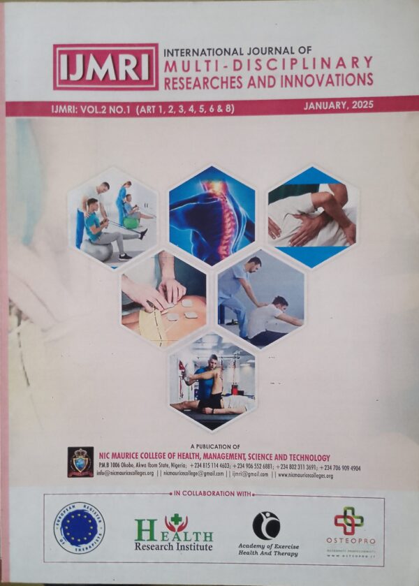 INTERNATIONAL JOURNAL OF MULTI-DISCIPLINARY RESEARCHES AND INNOVATIONS