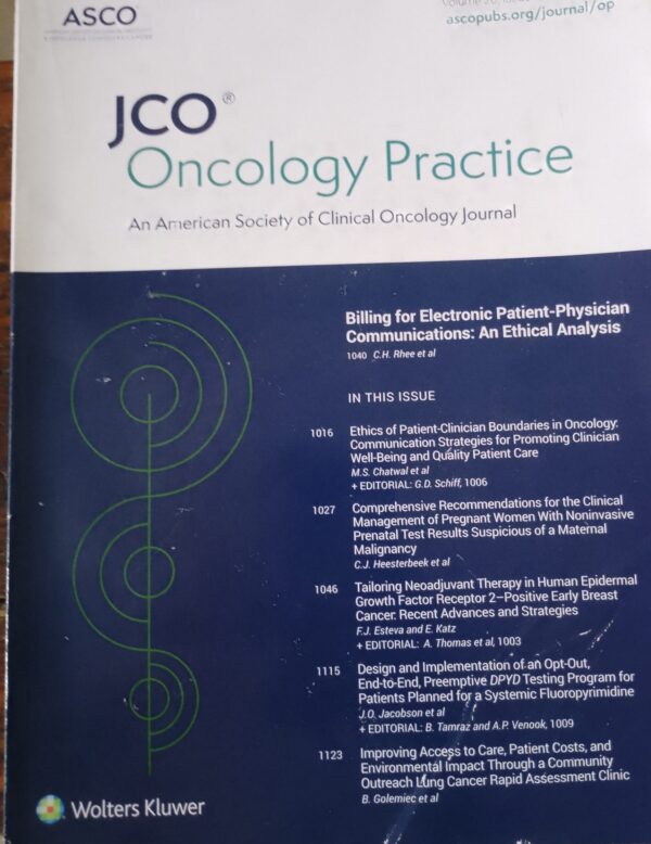 JCO ONCOLOGY PRACTICE